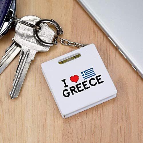 Ја Сакам Грција Клучна Лента Мерка/Алатка За Ниво На Дух