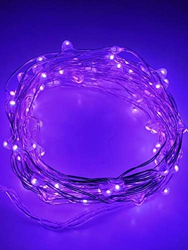 Сончево осветлување на HunnyKome SCO-15F100M-PR Purple Solar Decorative Light