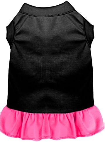 ПРОИЗВОДИ ЗА ПЕТ МИРГ 59-00 XLBKBPK Обичен фустан, X-LARGE, црна со светло розова