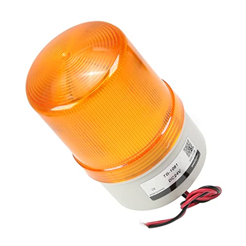 OthMRO 1PCS TB-1081 24V 2W Предупредување светло, индустриски сигнал кула ламба, светло на алармот LED аларм, светло, индикатор Континуирана
