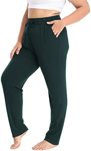 Најевтино, женски плус големина удобна дневна панталони активни јога џемпери затегнати панталони за тренингот со џогирање со џебови