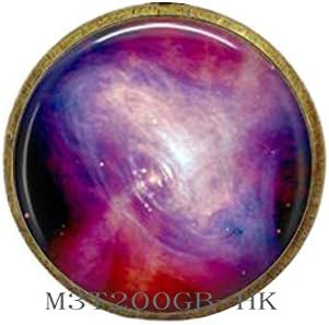 Botewo0lbei Galaxy Nebula Space Pin, Galaxy Brooch, Galaxy Purple накит, вселенски накит-MT379