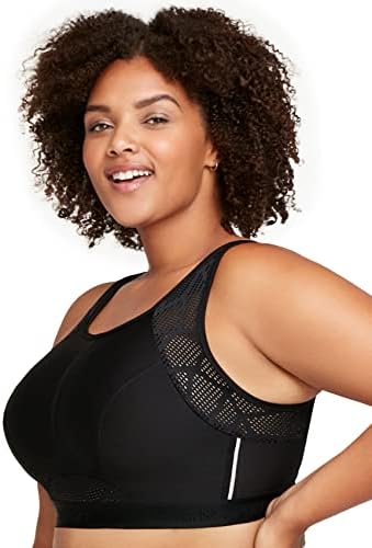 Glamorise Women's Plus Size Sports Sports Sports Sports Bra Wirefree 1068