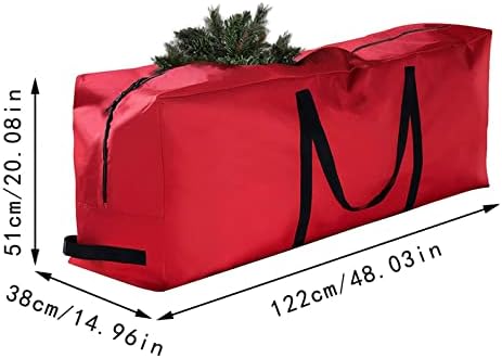 48 во/69 во џиновски кеси за складирање, чанти за божиќни елки за чување кеси за чување платно за складирање високи торби за чување