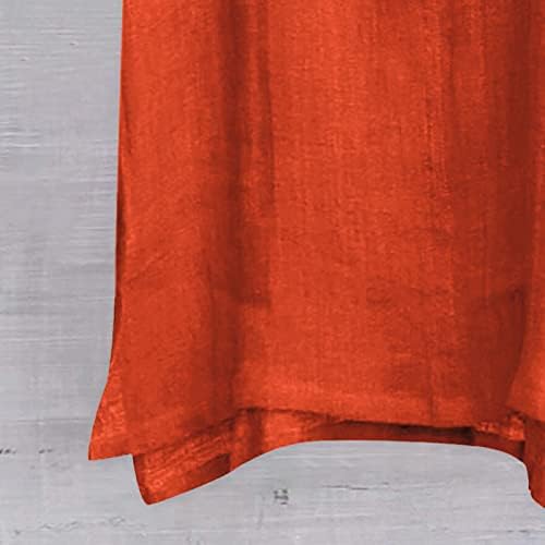 Gdjgta mens кратко здодевно удобно цврста боја памучна постелнина долга ракав лабава обична маица врвна блуза