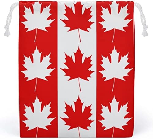 Канадска торба за складирање на лисја од јавор од лисја за еднократна употреба вреќа за торбичка торба торбичка торба за намирници за домашни