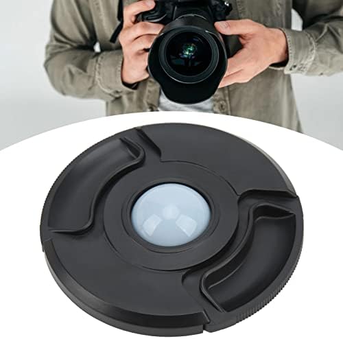 Kimiss Snap на заштитниот облик на леќи 2 во 1 професионален покривка на предните леќи за бела рамнотежа за дигитална камера 77мм Бела