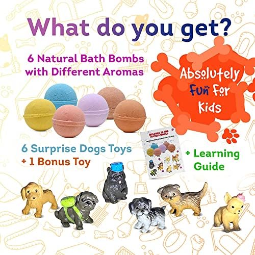 Бомби за капење Со Играчки За Деца Со Мали Кученца Играчки Внатре | Соберете Ги Сите Изненадувачки 16 Кучиња Во Детски Бомби Со Меурчиња | Одличен Подарок За Мали Дец?