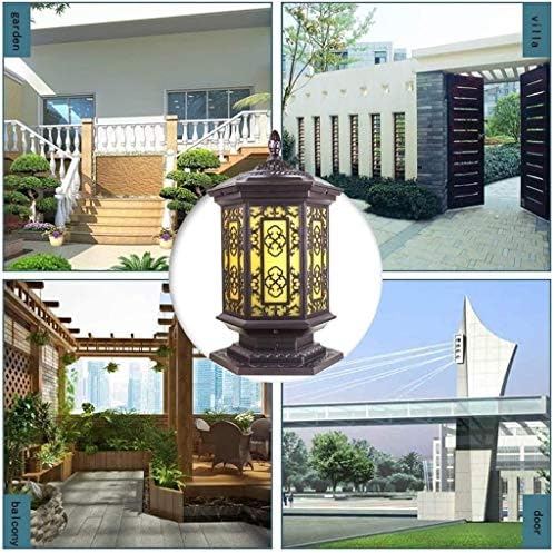 SJYDQ колумна глава, ламба за водоотпорна врата на отворено, креативно отворено двор градина