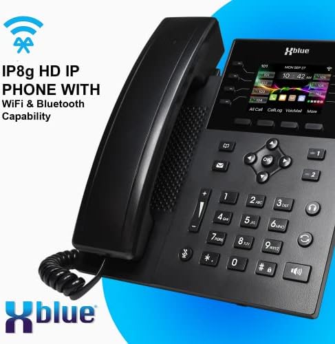 Системски пакет Xblue QB2 со 8 IP8G IP телефони, вклучувајќи авто -придружник, говорна пошта, екстензии на ќелии и далечински телефон