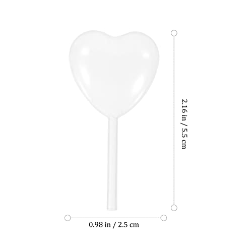 Хемотон Бонбони Сламки 50 парчиња Пластични Џем Капки За Еднократна Употреба Јасна Форма На Срце Пластични Пипети Течна Капалка Пипета