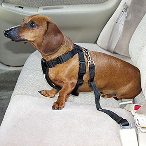 Безбедност на миленичиња, прилагодлива безбедносна лента за возило со автомобили, изработено од најлон, црно