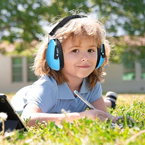 3 пакувања Детска заштита за уво Безбедност на ушите уши 26dB Слушалки за откажување на бучава со прилагодлива лента за бебиња
