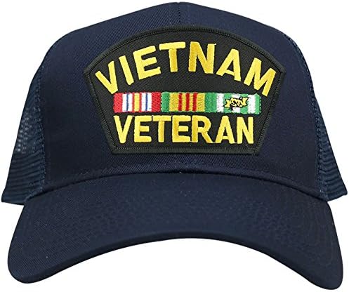Воен ветеран во Виетнам големо извезено железо на капаче за прилагодување на лепенка за лепенка