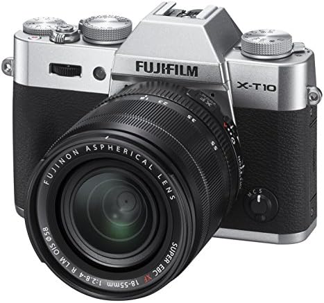 Fujifilm X-T10 Сребрена Огледало Дигитална Камера Комплет СО XF 18-55mm F2. 8-4. 0 R LM Ois Леќа-Меѓународна Верзија