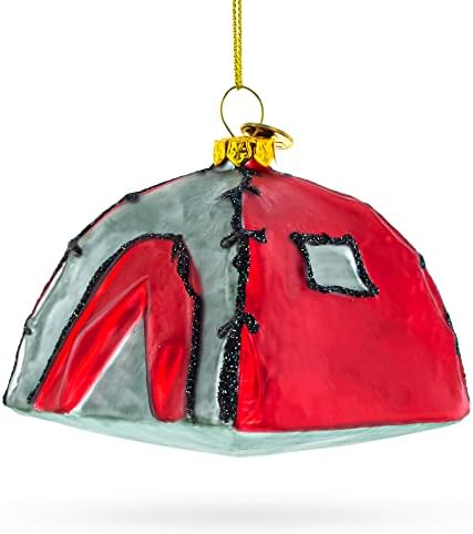 Божиќен украс за кампување со шатор