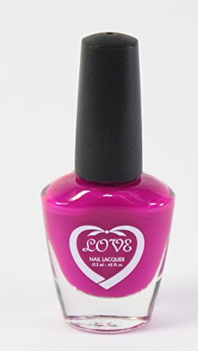 Loveубов лак за нокти ~ Виолетова светли бои сјај 13мл .45 fl oz полски подарок