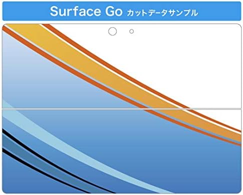Декларална покривка на igsticker за Microsoft Surface Go/Go 2 Ultra Thin Protective Tode Skins Skins 001754 линија