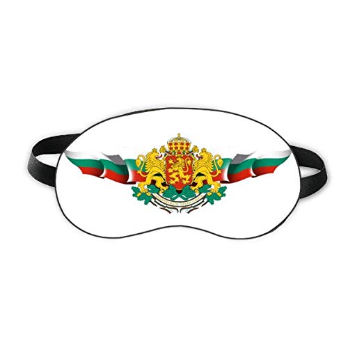 Бугарско знаме Национален амблем за спиење на очите на очите мека ноќно следење на слепите сенка