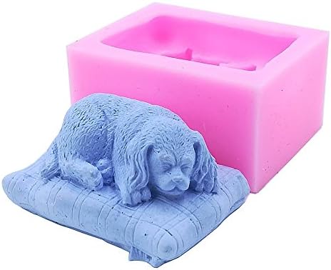 Редксин мувла силиконски животински кучиња сапун мувла од свеќа за рачно изработен сапун правење свеќа за правење занаетчиски