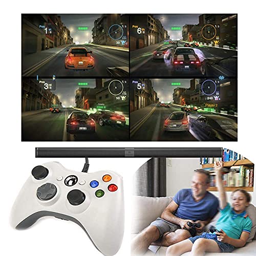 Реисо Xbox 360 Контролер, 7.2 стапки USB Жичен Контролер Gamepad Компатибилен Со Microsoft Xbox 360 &засилувач; Тенок 360 Компјутер Прозорци