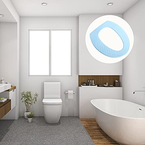 Housoutil тоалетно седиште на тоалетот Ева Дебела водоотпорна тоалетна седиште за тоалети, тоалети за тоалети за тоалети за бања