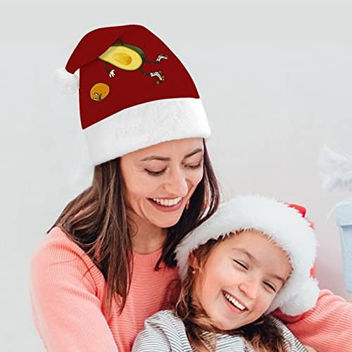 Авокадо Ролери Божиќна Капа Дедо Мраз Шапка Смешни Божиќни Капи Празнични Капи За Жени/Мажи