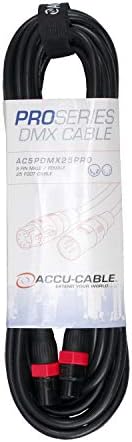 ADJ производи AC5PDMX25Pro Foot 5-Pin DMX кабел