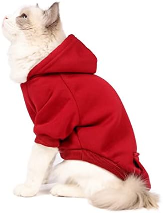 Пакет од 3 дуксери за кучиња топла облека за кучиња џемпери со капаче за држење кучиња мека миленичиња зимска облека трикотажа џемпер