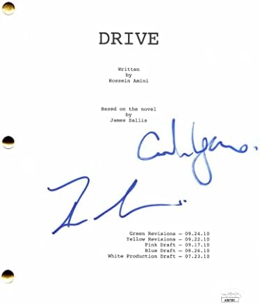 Рајан Гослинг и Кери Мулиган потпишаа Autograph Drive Full Movie Script W/ JSA COA - Ко -глуми: Оскар Осаак, Кристина Хендрикс, Рон