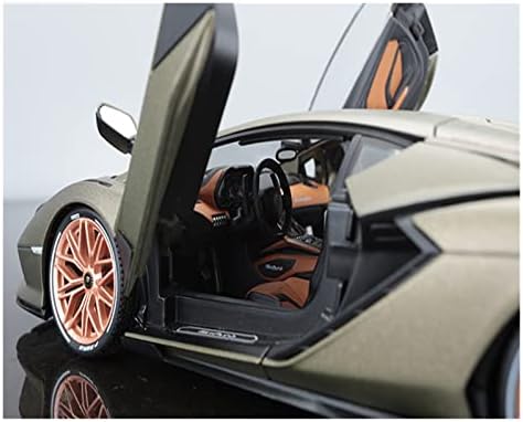 Возила на модел на скала Apliqe за скала Lamborghini Sián FKP легура луксузен автомобил со модел на автомобили, колекционерски подарок