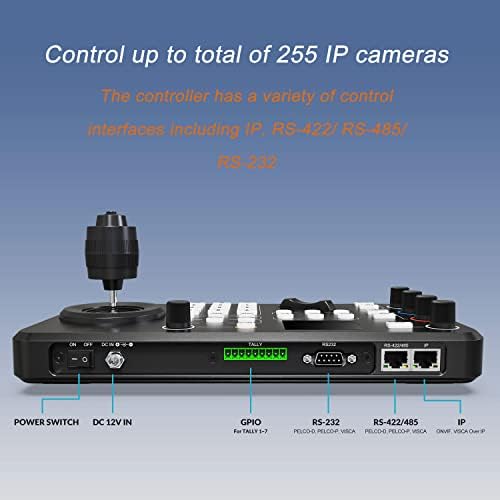 Avideone PTZ камера NDI POE 20x Оптичко зум x2, PTZ CamerajoyStick Controller x1