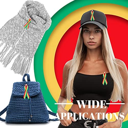 UnitType 200 парчиња јуниетенти ленти иглички за африкански пинови јуниетенти додатоци за мажи жени облека и торби декорација