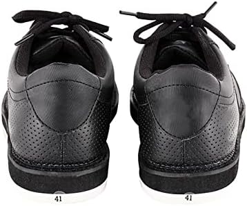 Чевли за куглање Smzglang Booling Black-Машки и женски класични удобни патики удобно дишење лесни за дишење на лесни чевли кои не се лизгаат,