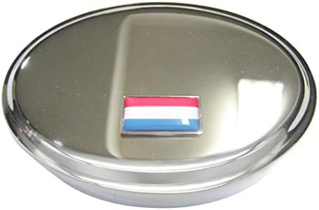 Тенка Гранична Голема Војводство Луксембург Знаме Овална Ситница Накит Кутија