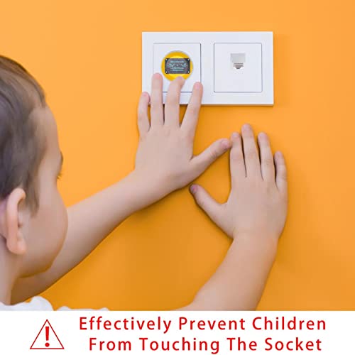24 пакувања на капакот на излезот на излезот со 2-пат за безбедност на децата ги опфаќа електричните заштитници на излез за деца