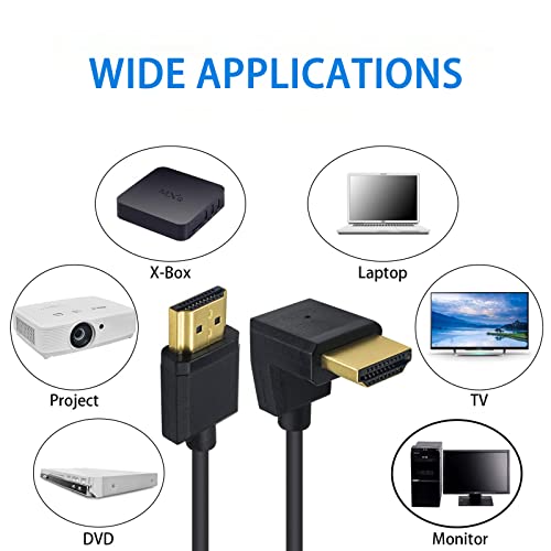 Еонвиќ 2.1 HDMI 8K HDMI Машки До Прав Агол Микро HDMI Машки Кабел Со Голема Брзина Продолжувач Кабел За Канон M5/m6 Sony A7 A6500