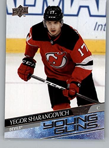 2020-21 Горна палуба 489 Yegor Sharangovich Young Guns RC RC Dookie New Jersey Devils NHL Hockey Series 2 Base Trading Card