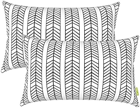 Lvtxiii Перница на отворено опфаќа 12 x 20 Патио лумбална пилула, декоративни фрлаат перници за перници за употреба на мебел за градинарски