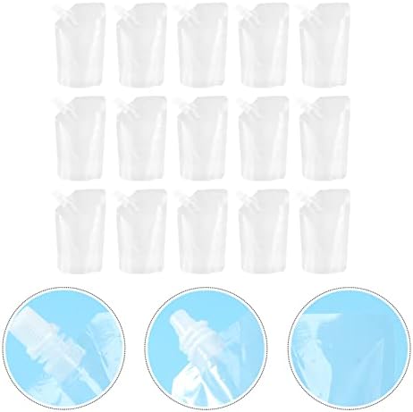 БЕСТОЈАРД Колба Тампон 50 парчиња Транспарентни Колби За Пијалоци Торбички За Пијалоци Торбичка За Пиење Колби За Пиење Прикриени Пластични Колби