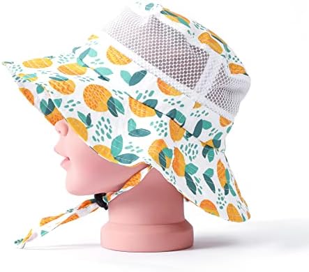 Huianer Бебе сонце капаче за дишење на дете од сонцето, прилагодлива широка мрежа летна капа за лето игра на отворено патување