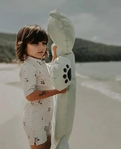 Homille Boys Едно парче костим за капење, мало дете за капење, патент за осип на осип, со сијала за сончање Краток ракав за пливање сурфање