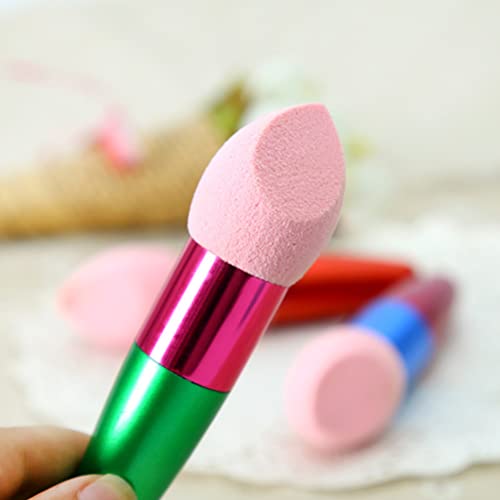 Лурос шминка сунѓер стап за мешање сунѓер четка влажна и сува козметика сунѓер за сунѓери за четки за жени за жени девојки