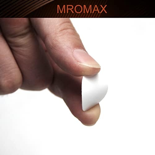 MROMAX PC-01 дупка за завртки ги опфаќа налепниците 0,83 DIA PVC самостојно лепило налепници за завртки за завртки за мебел за декорација