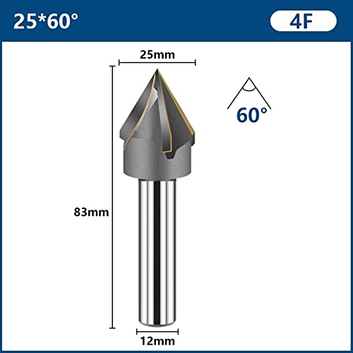 Шафер со лапид карбид 16-40мм 60/90 степени кои ги разгледуваат металните алатки 1 парчиња