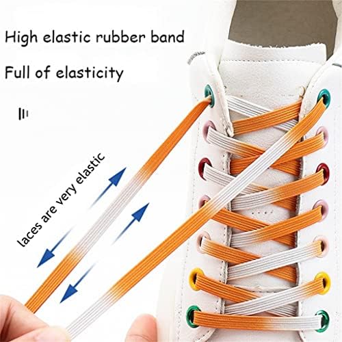 Tbiiexfl чевли магнетна брава за брава градиенти чевли во боја на мажите и женските разноврсни еластични спортски чевли (боја: