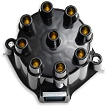 Cap Pertronix D104600 Cap Black Cast Distributor за мал/голем блок Chevy