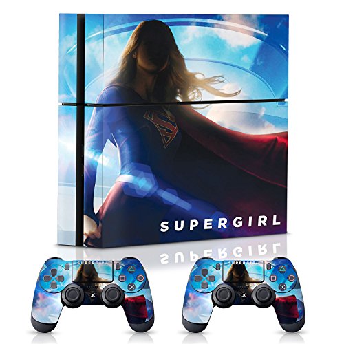 Контролер Опрема WB Supergirl Кејп, Официјална Конзола &засилувач; Контролор Кожата Комбо Сет-PlayStation 4