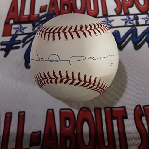 Џони Дејмон Автентичен Потпишан Бејзбол Автограм Штајнер-Автограм Бејзбол