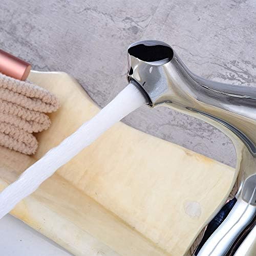 Слама тапа-бања сад за мијалник за мијалник за мијалник со единечна рачка за четкички од четкан никел